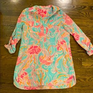 Lilly Pulitzer “Natalie Shirtdress” Medium